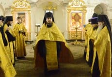 В Боголюбском храме Высоко-Петровского монастыря впервые за 84 года совершили богослужение
